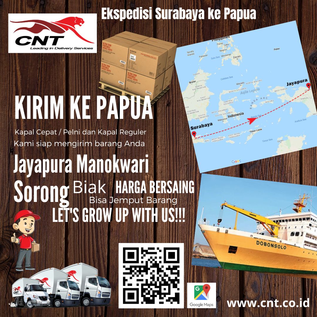 Ekspedisi Cargo Murah Surabaya Manokwari